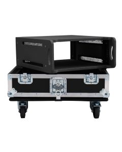 4U Rack Sleeve with Transport Flight Case (460mm Rack to Rack)