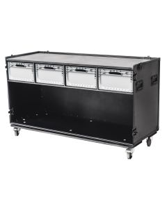 Hospitality Flight Case with Worktop Space & Euro Containers