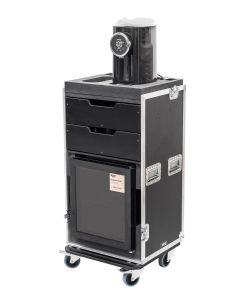 Hospitality Flight Case to House Coffee Machine and Fridge with Two Drawers