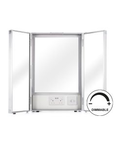 Make-Up Mirror Flight Case with LED Dimmable Lighting