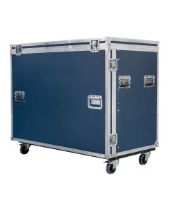 Coffee Cart Barista Station Flight Case with Cupboard Doors