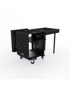 PTS 80 Cabinet Flight Case with Black Hardware