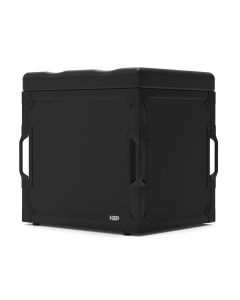 Single Seater Flight Case Chair Finished in Black