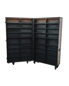 Dark Wood Book Case System with Shelves